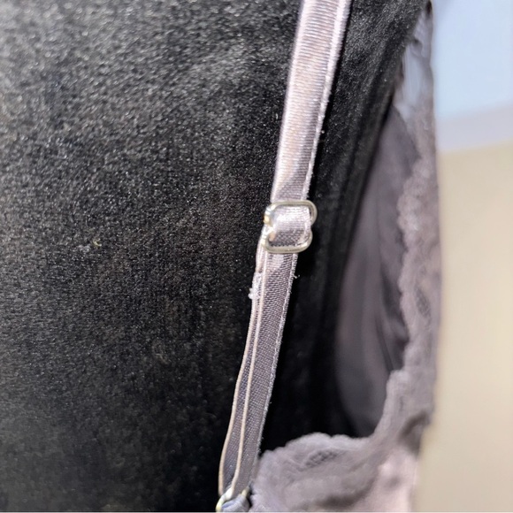 BOUX Apparel BUNDLE (2) Women’s Amelia Satin Chemise Charcoal USA-14 / UK-18 - Picture 8 of 12